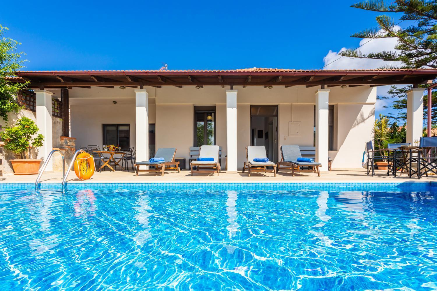 Villa Maro Large Private Pool Ac Wifi Kefalas Bagian luar foto
