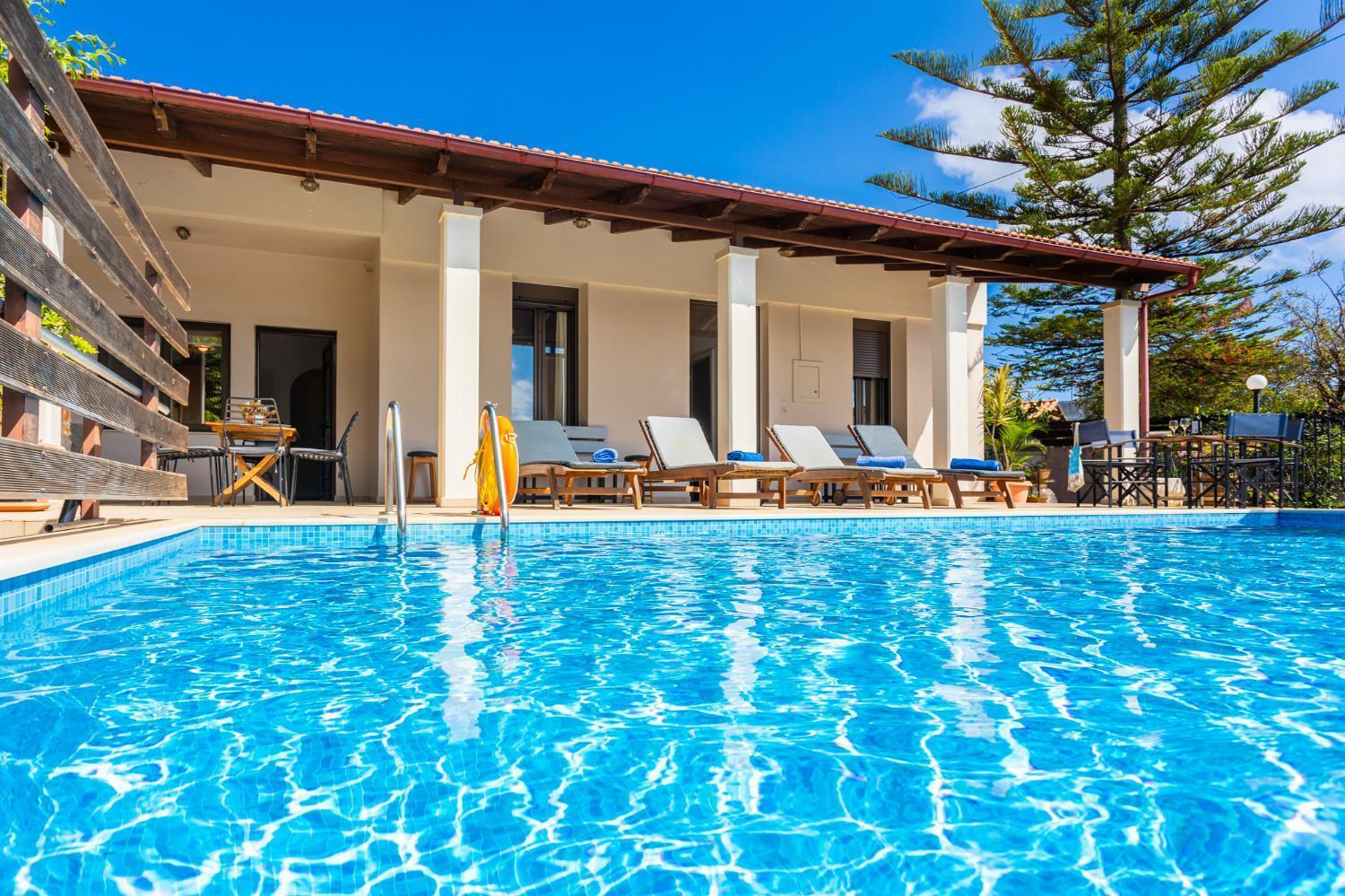 Villa Maro Large Private Pool Ac Wifi Kefalas Bagian luar foto
